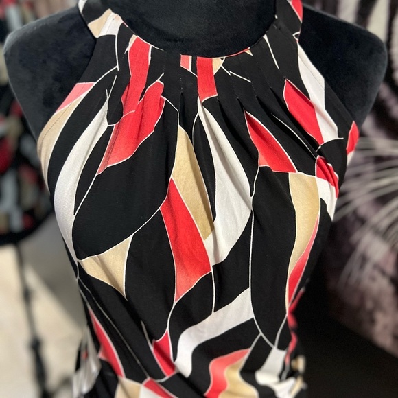 ❤️NWOT- CLASSY WHITE HOUSE BLACK MARKET BLOUSE WITH ELASTIC WAISTBAND SZ XS❤️ - Picture 2 of 7